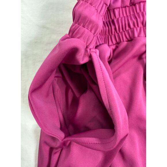 Lou & Grey Luvstretch Tank Dress MED Drawstring Waist Sleeveless Pink Active - Picture 4 of 11